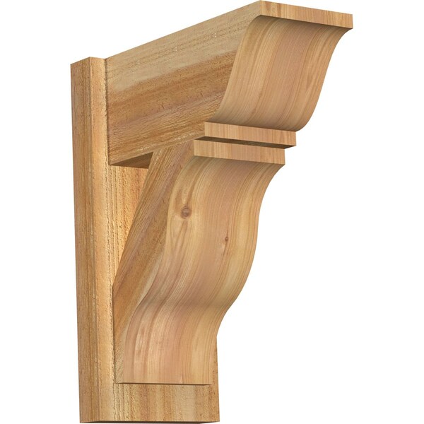 Ekena Millwork Funston Traditional Rough Sawn Outlooker, Western Red Cedar, 8"W x 16"D x 20"H OUT08X16X20FST01RWR - main